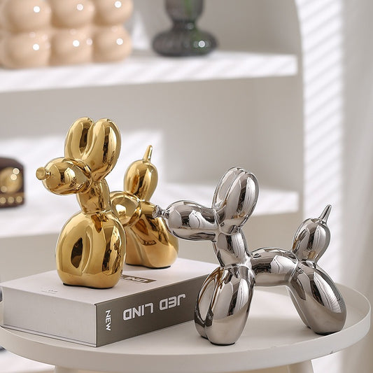 Luxury Balloon Dog Jewelry Holder & Home Décor Ornament – Modern Resin Storage Display