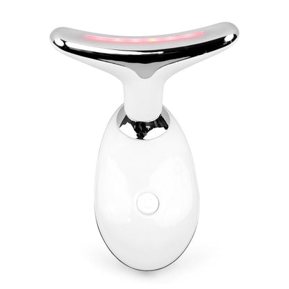 LED Neck Lifting & Wrinkle Reduction Device – Vibration Massage & Color Light Therapy Beauty Tool