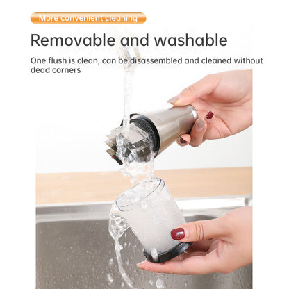 Durable all-steel manual garlic crusher and patting knife for fast chopping and crushing. A compact, multifunctional kitchen tool for everyday cooking.