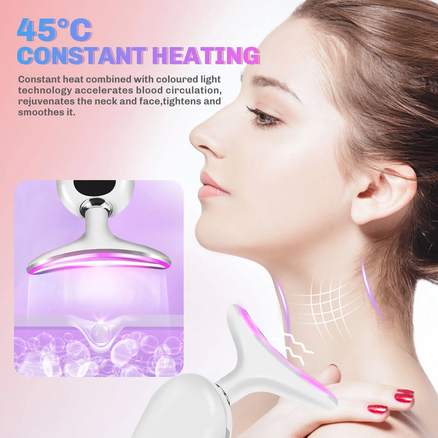 Zarusky™ EMS Neck & Face Lifter | Advanced Skin Tightening & Wrinkle Removal
