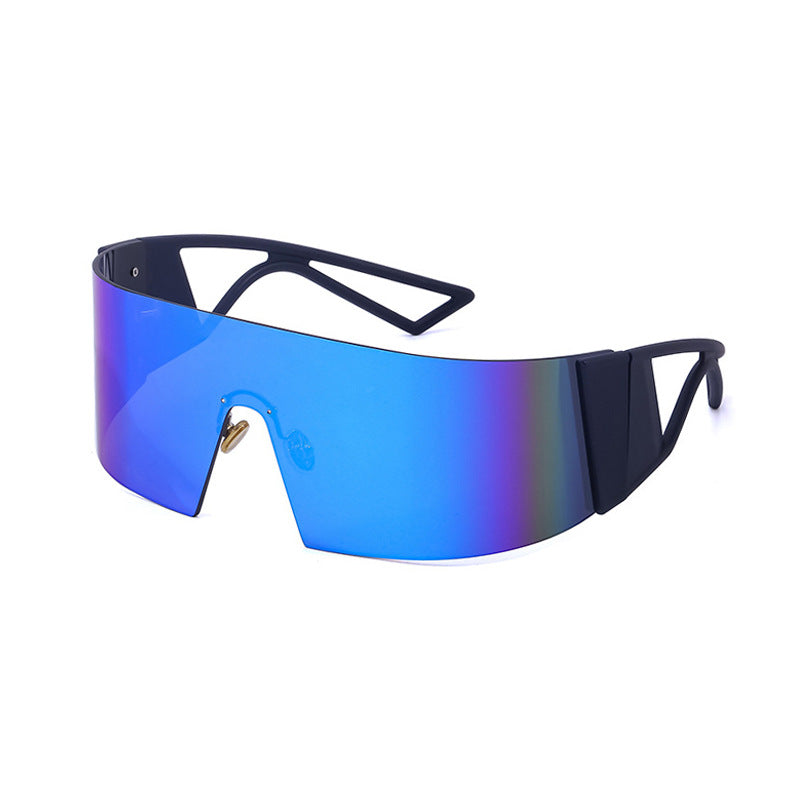 One Piece Sunglasses - Large Frame Outdoor Cycling Sports Glasses for Women