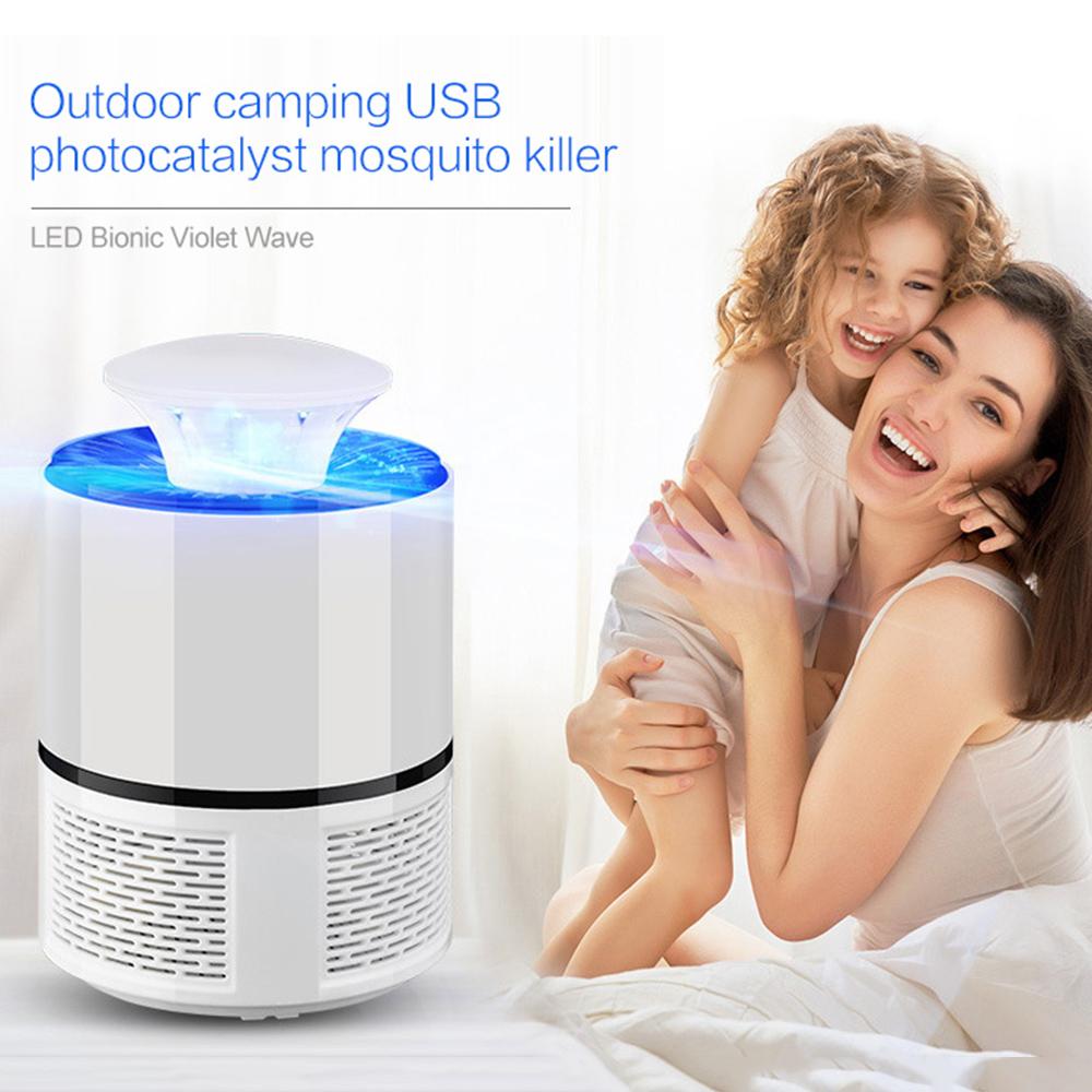 USB Photocatalyst Mosquito Killer Lamp – LED Insect Bug Trap & Fly Repeller
