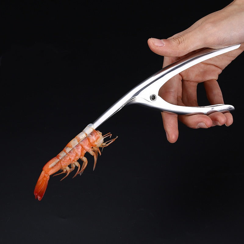 Zarusky Stainless Steel Shrimp Peeler - Easy Deveining Kitchen Tool