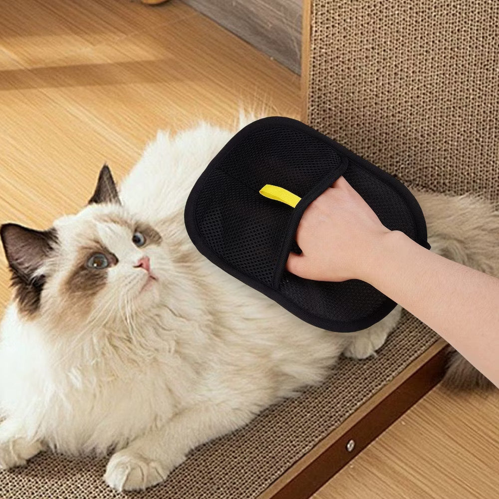 Reusable Pet Hair Removal Gloves – Static Fur Cleaner for Sofa, Clothes & Home
