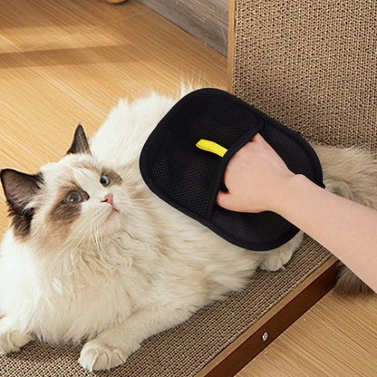 Reusable Pet Hair Removal Gloves – Static Fur Cleaner for Sofa, Clothes & Home