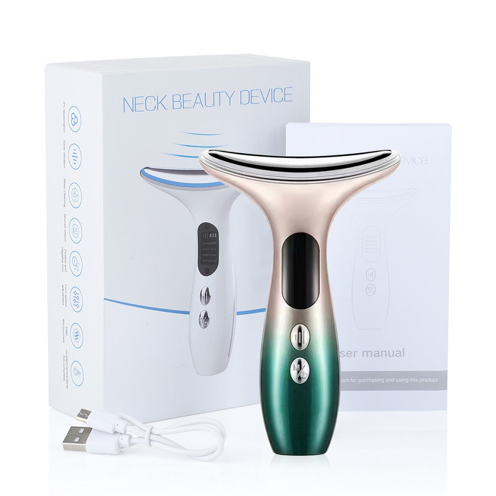 Zarusky™ Light Microcurrent Neck & Facial Beauty Instrument – Constant Temperature Skin Lifting Device