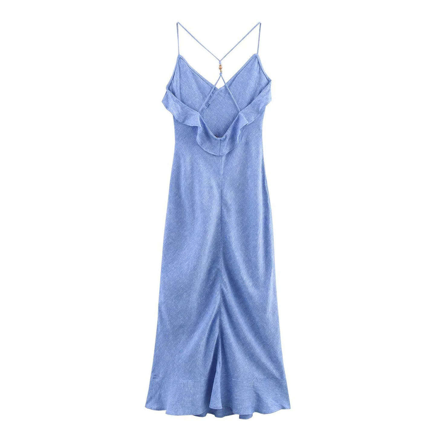 Elegant Layered Ruffle Maxi Dress for Women