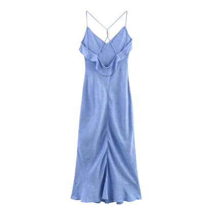 Elegant Layered Ruffle Maxi Dress for Women
