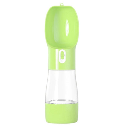 Portable Pet Water Bottle - 2-in-1 Dog Travel Feeder & Food Container for Walking & Outdoor Adventures