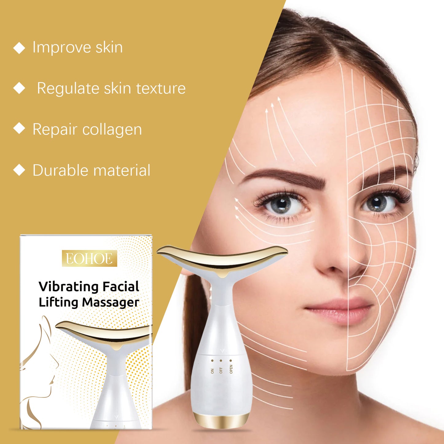 Face Firming Machine – Portable Face Lift Massage Device for Skin Tightening, Gentle Repair & Youthful Glow