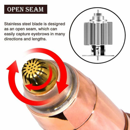 Painless Electric Eyebrow Epilator Pen – Facial Hair Remover & Eyebrow Trimmer for Lips, Face & Makeup Touch-Ups