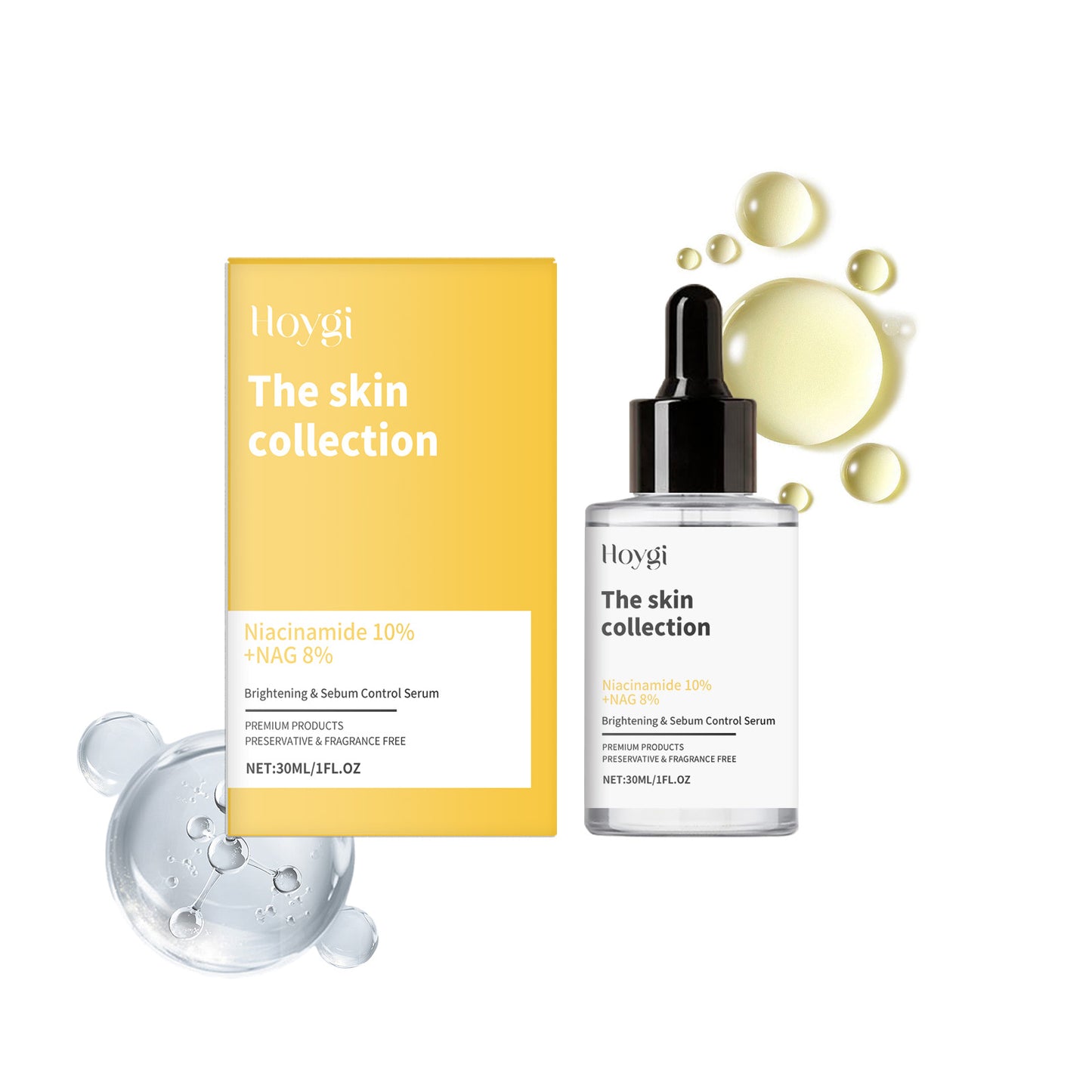 "Nicotinamide Brightening Serum - Hydrating Face Serum for Dark Spots | Zarusky"