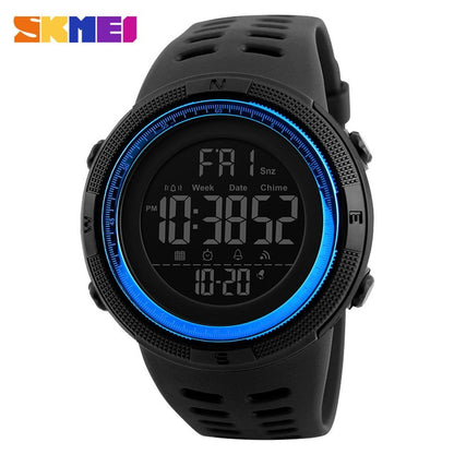 Men’s Sports Digital LED Watch – 50M Waterproof Military-Style Casual Wristwatch