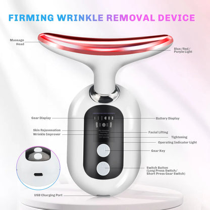 Zarusky™ EMS Neck & Face Lifter | Advanced Skin Tightening & Wrinkle Removal