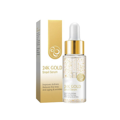 24K Gold Anti-Aging Sparkling Oil Serum - Facial Firming & Wrinkle Lifting Treatment