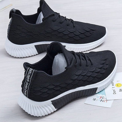 Women Sneakers Running Shoes - Casual Flats Vulcanized Walking Shoes Plus Size