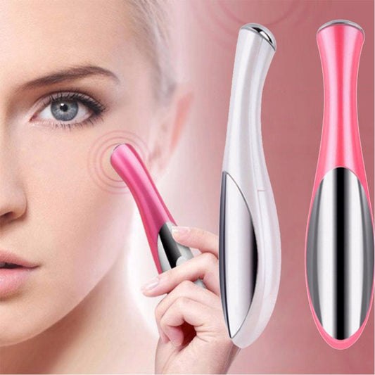 Zarusky Pen Type Eye Massager - Electric Vibration Stick for Eye Bags & Face Lifting