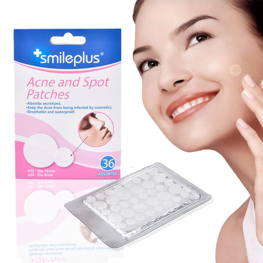 Acne Pimple Patches - 36-Pack Invisible Hydrocolloid Stickers for Spot Treatment & Scar Care