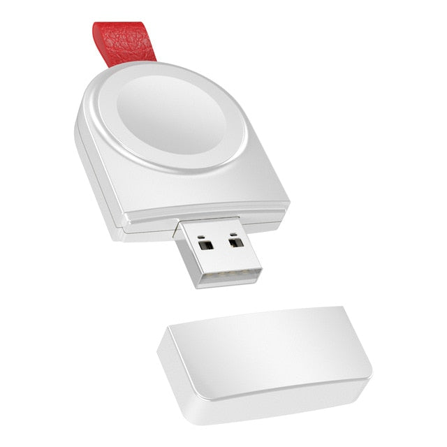 Portable Magnetic Apple Watch Charger | Cable-Free USB Wireless Charging Dock for iWatch Series 1-11, SE & Ultra