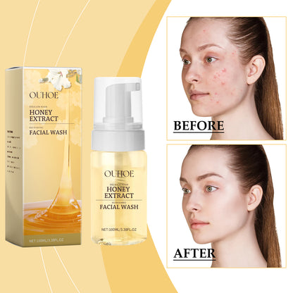 Honey Foam Cleanser - Gentle Hydrating Face Wash with Oil Control