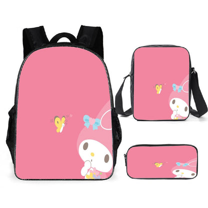 New Cartoon School Bag for Girls | High-Quality Printed Kids Backpack with Pencil Case | Custom Bookbag, Cute & Durable School Bags for Children