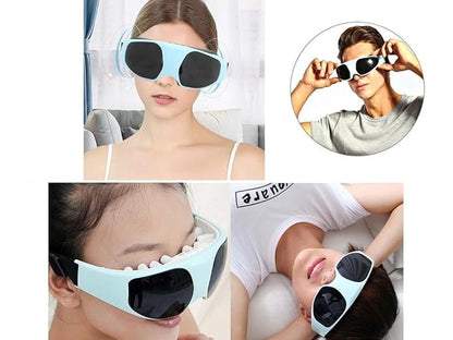 Zarusky Electric Eye Massager - 9 Modes Magnetic Therapy for Dark Circles & Tired Eyes