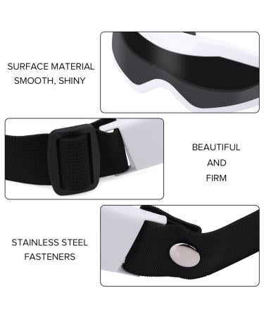 Zarusky Electric Eye Massager - 9 Modes Magnetic Therapy for Dark Circles & Tired Eyes