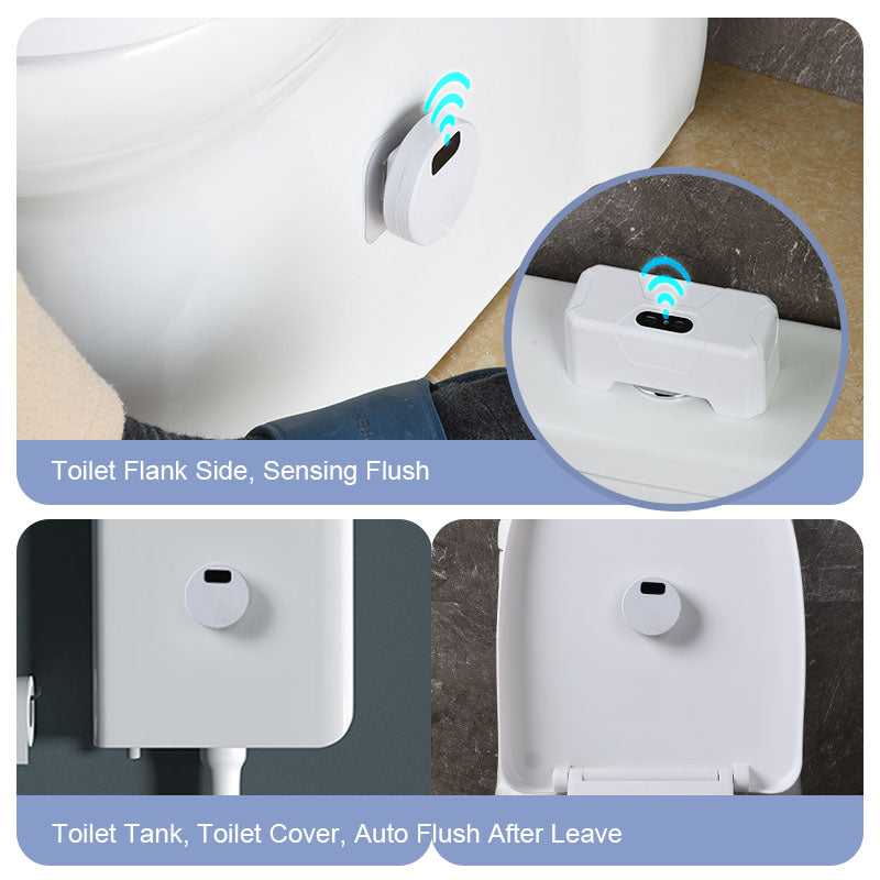 Zarusky™ Smart Touchless Toilet Flusher – Intelligent Infrared Induction Automatic Flushing Device for Modern Home Hygiene