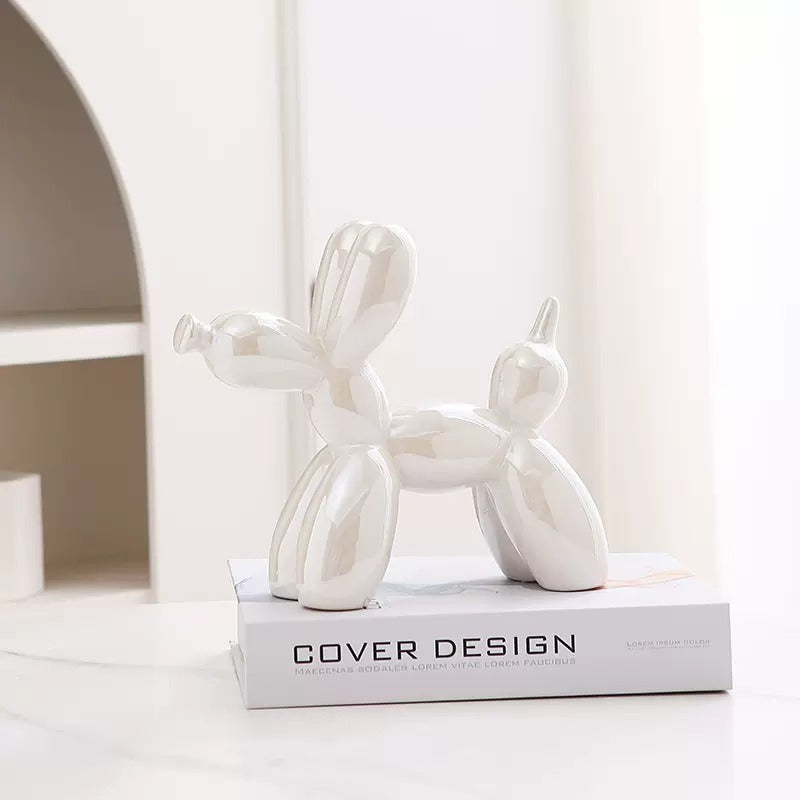 Luxury Balloon Dog Jewelry Holder & Home Décor Ornament – Modern Resin Storage Display