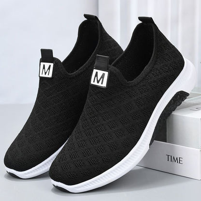 Summer Korean Mesh Comfortable Women Shoes - Breathable Hollow Sports Walking Sneakers
