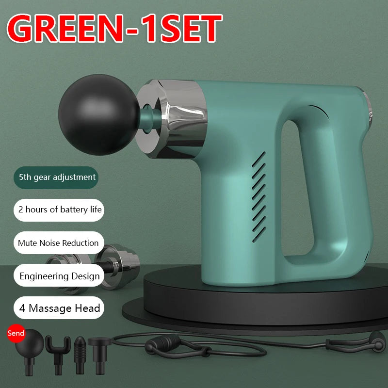 Zarusky High Frequency Massage Gun – Deep Tissue Muscle Relaxation Fascia Gun