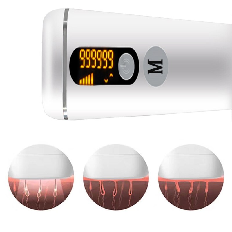 IPL Laser Hair Removal Device - Portable Painless At-Home Treatment