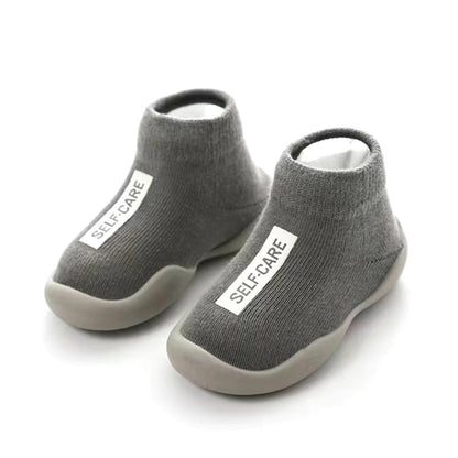 Baby Sock Shoes - Soft Non-Slip Toddler Shoes for Indoor & Outdoor Walking | Breathable Cotton Socks Shoes