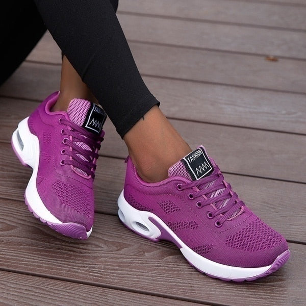 Women Running Shoes Breathable Casual Shoes - Lightweight Outdoor Sports Walking Sneakers