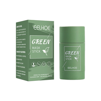Zarusky™ Green Tea Pore-Eraser Stick – Mess-Free Detox Clay Mask for Deep Cleansing