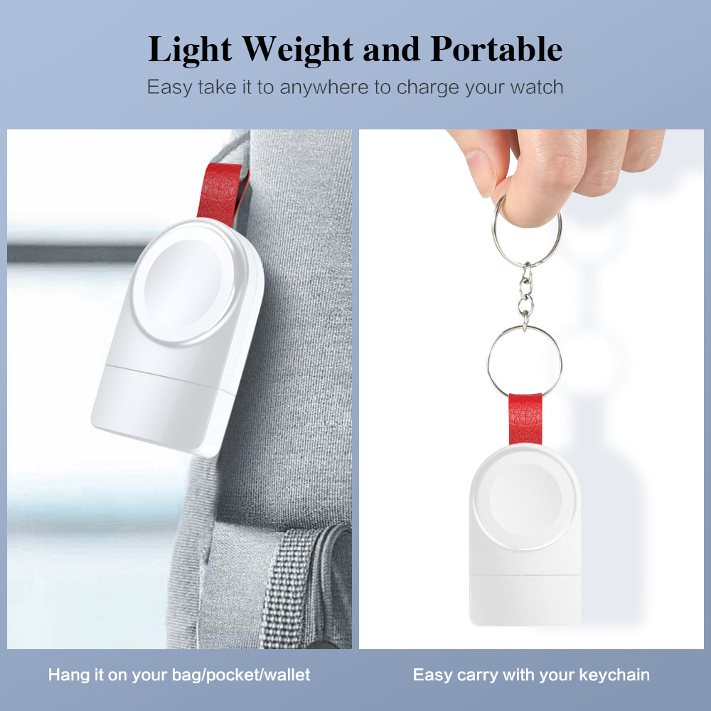 Portable Magnetic Apple Watch Charger | Cable-Free USB Wireless Charging Dock for iWatch Series 1-11, SE & Ultra
