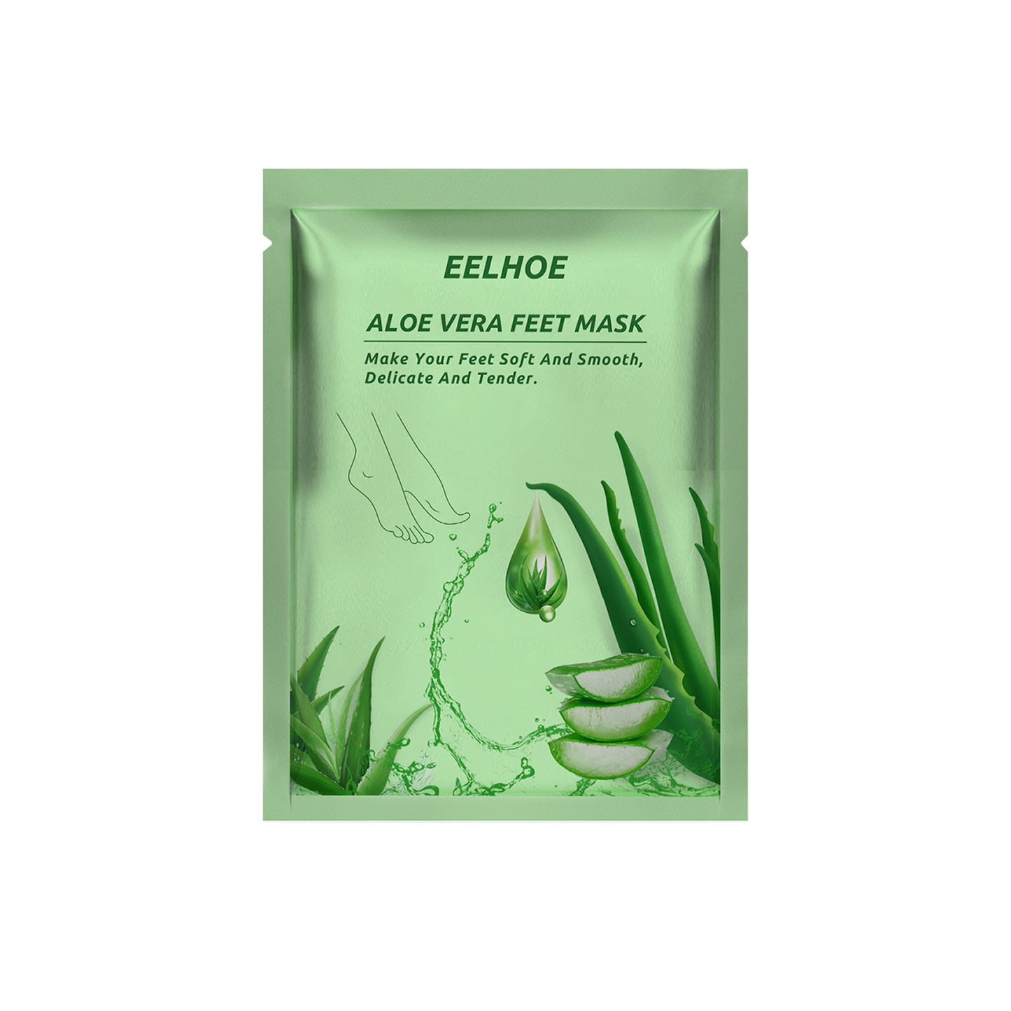 Aloe Vera Foot Mask - Moisturizing Anti-Cracking Dead Skin Removal