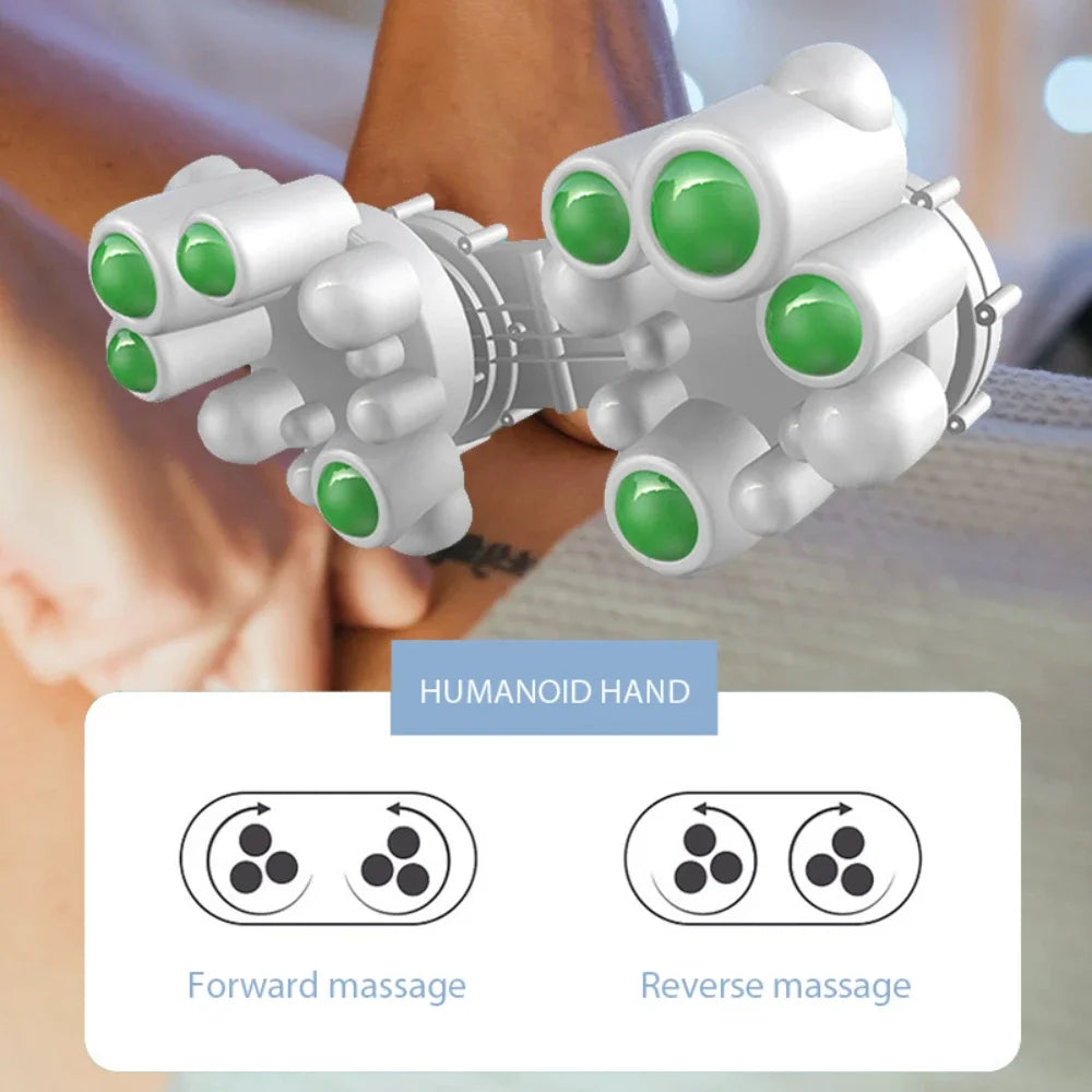 Electric shiatsu massage pillow with heat for neck, shoulders, back, and waist. Ideal for home, office, or car use with simple one-touch control.