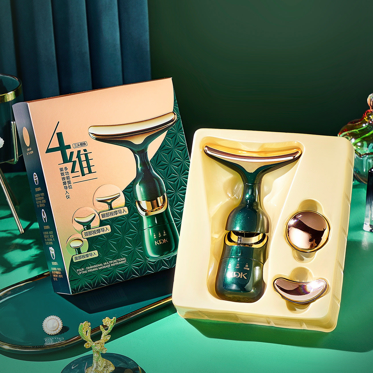 Electric Face & Neck Beauty Massager – Skin Lifting, Firming & Tightening Tool