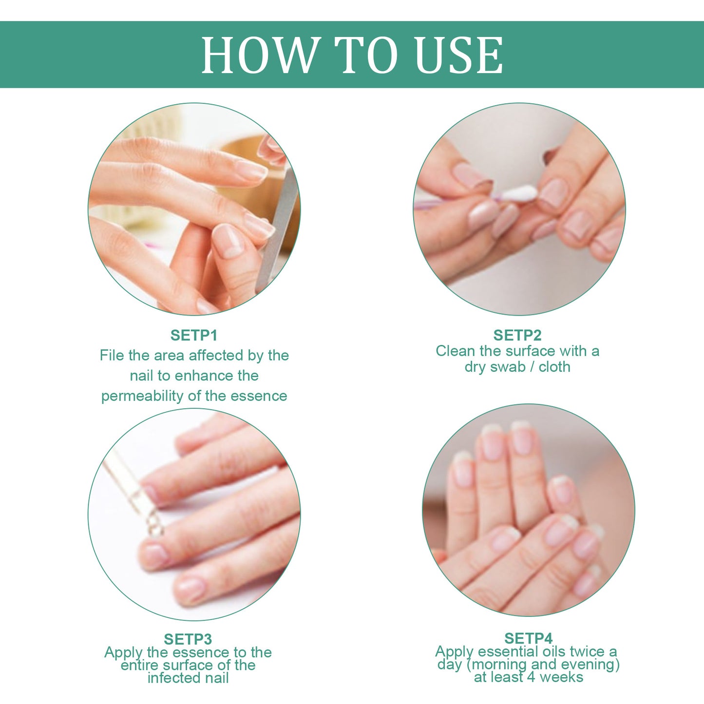 EELHOE Herbaceous Nail Relief Essence – Hand & Foot Care Solution for Softening, Thick Nail Care, Brightening & Bumpy Nails