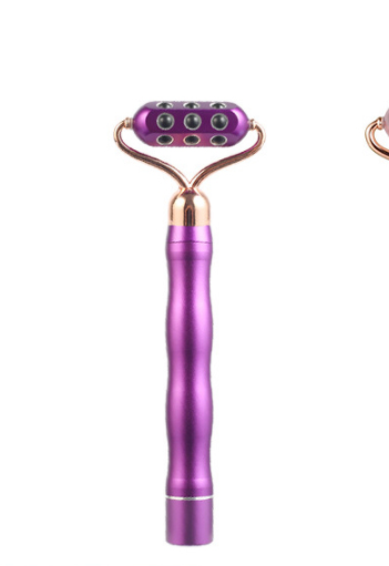 Zarusky Electric Germanium Face Roller - 18 Stone Magnetic Massager for Lifting & Tightening