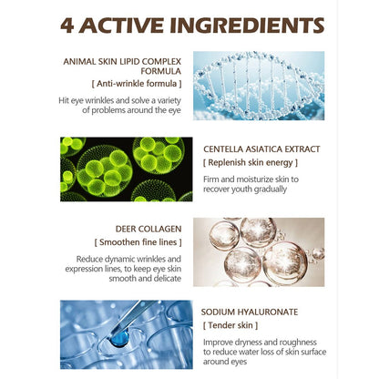 Zarusky Magic Eye Cream - Dark Circle Removal & Anti-Wrinkle Peptide Serum