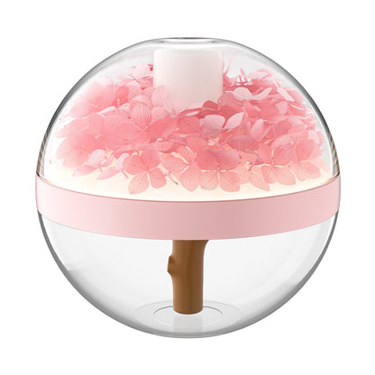 Romantic atmosphere light humidifier with gentle mist hydration. Perfect Valentine’s Day gift for bedroom, bedside, and cozy home décor.
