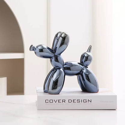 Luxury Balloon Dog Jewelry Holder & Home Décor Ornament – Modern Resin Storage Display