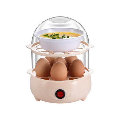 Zarusky Mini Egg Cooker - Anti-Dry Burn Steamed Egg Breakfast Machine