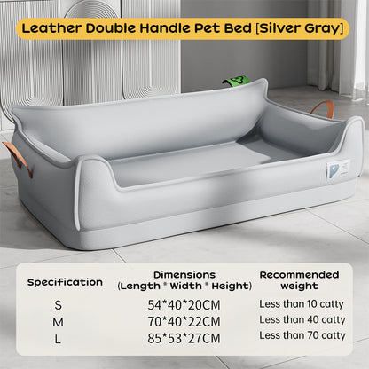 Durable all-weather dog house built for medium and large dogs. Chew-resistant, portable, and washable—ideal for indoor and outdoor comfort year-round.