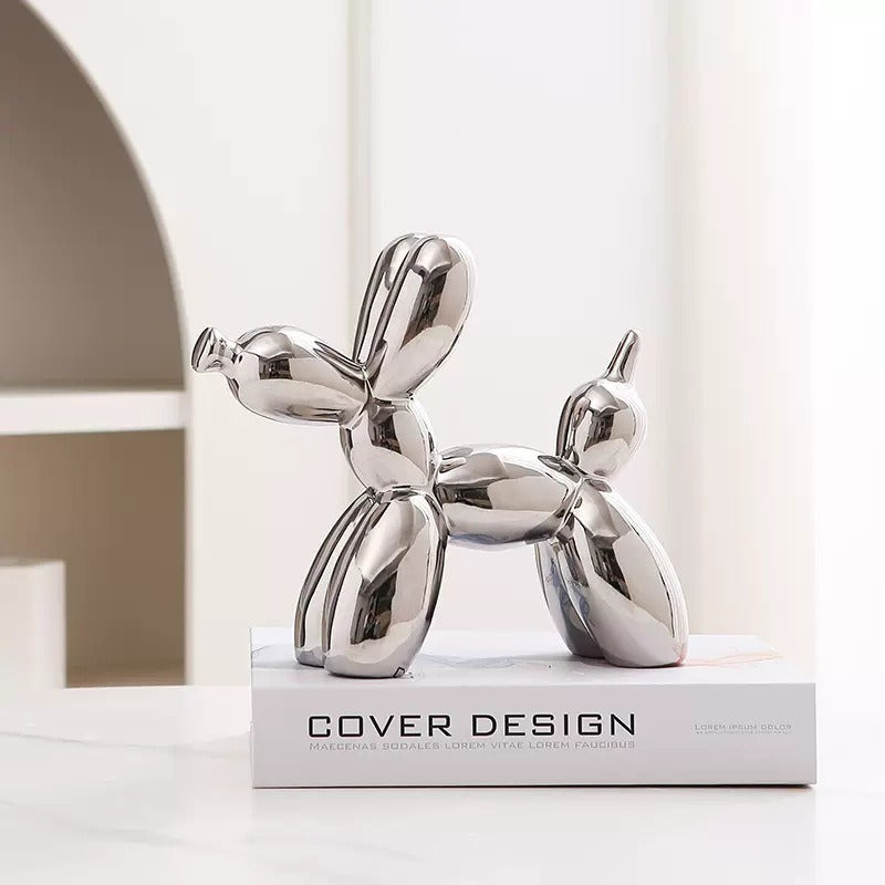 Luxury Balloon Dog Jewelry Holder & Home Décor Ornament – Modern Resin Storage Display