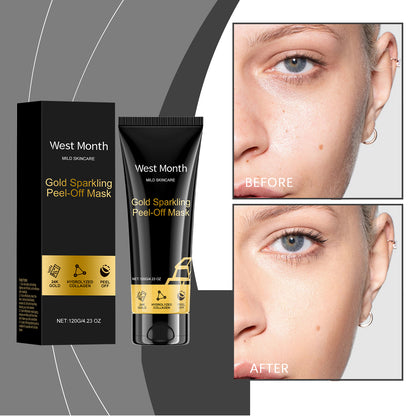 "24K Gold Peel Mask - Collagen Firming & Moisturizing Face Mask | Zarusky"