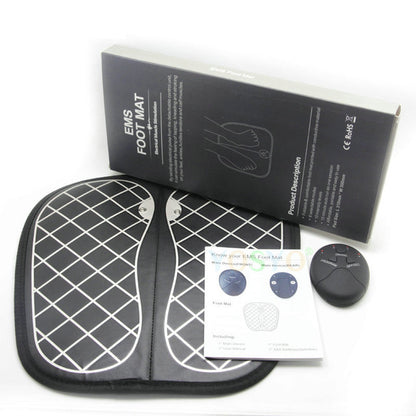 Electric EMS Foot Massager Pad – Muscle Stimulation Mat for Foot Relaxation & Circulation Support