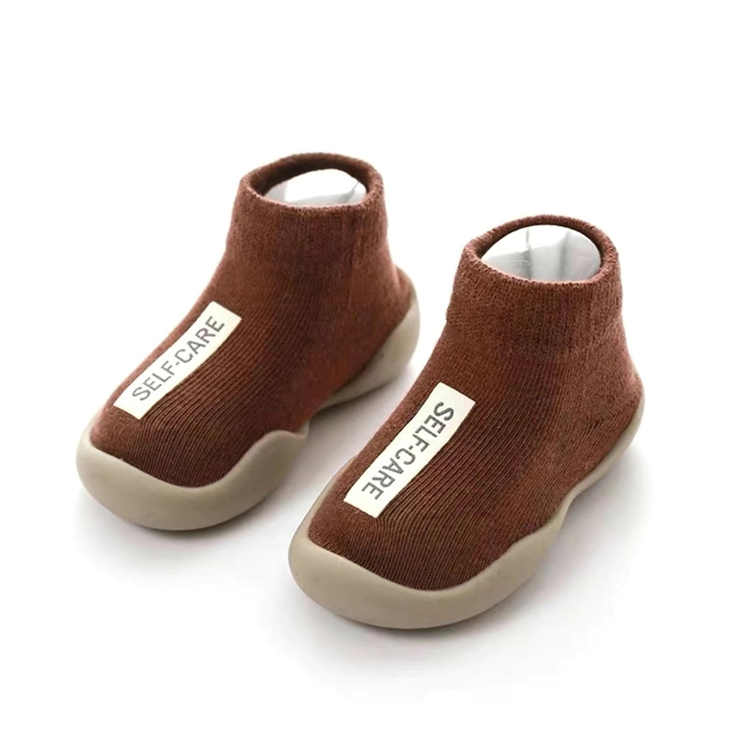 Baby Sock Shoes - Soft Non-Slip Toddler Shoes for Indoor & Outdoor Walking | Breathable Cotton Socks Shoes